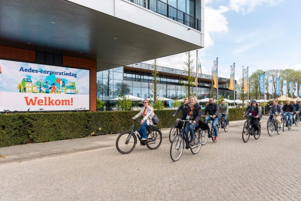 Eventfotograaf tijdens Aedes Corporatiedag in congreslocatie NBC in Nieuwegein